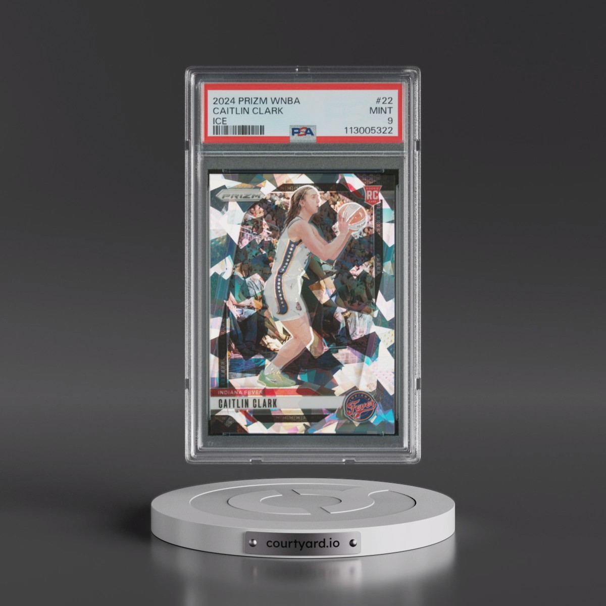 2024 Panini Prizm WNBA #22 Caitlin Clark - Ice (PSA 9 MINT)