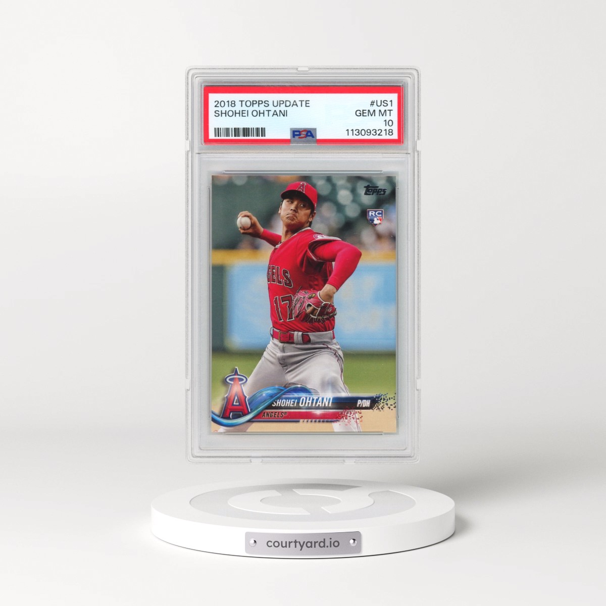 2018 Topps Update #US1 Shohei Ohtani (PSA 10 GEM MINT)