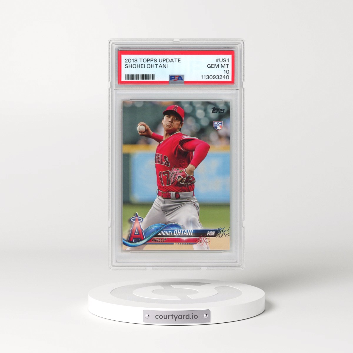 2018 Topps Update #US1 Shohei Ohtani (PSA 10 GEM MINT)