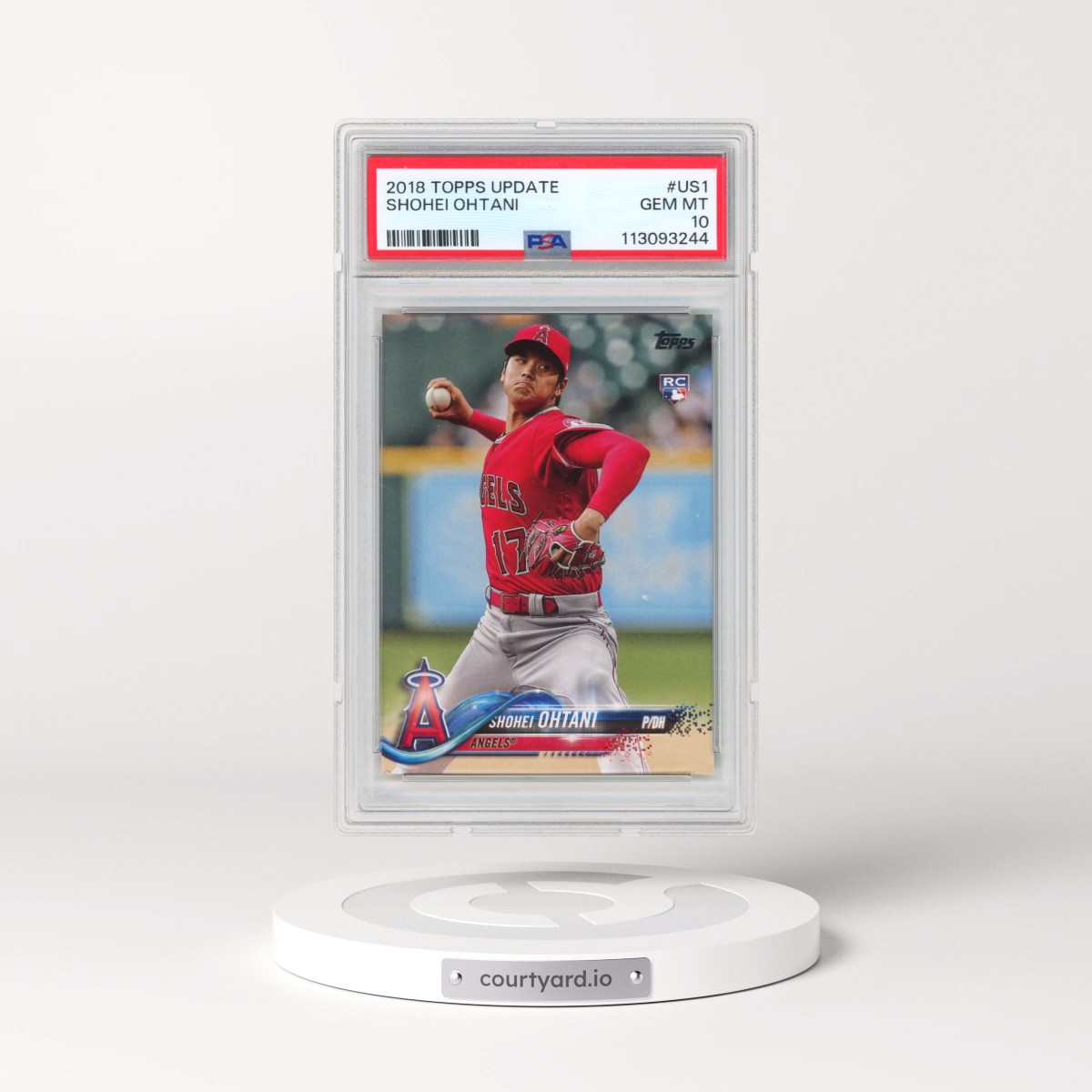 2018 Topps Update #US1 Shohei Ohtani (PSA 10 GEM MINT)