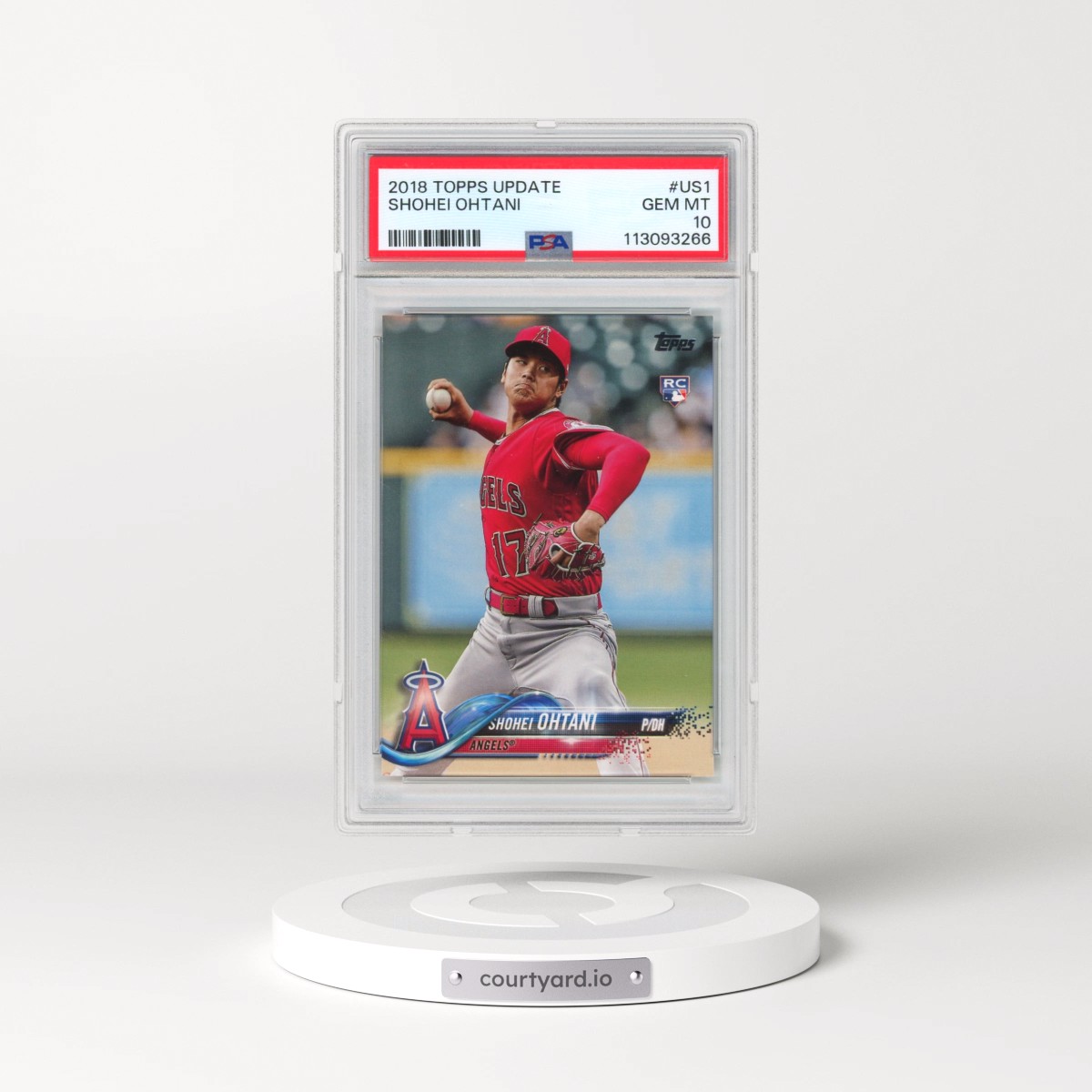 2018 Topps Update #US1 Shohei Ohtani (PSA 10 GEM MINT)