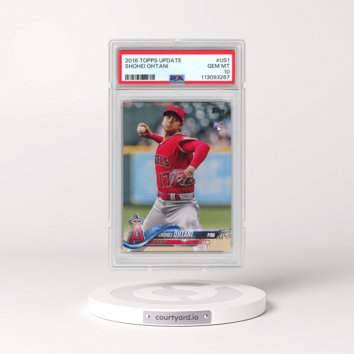 2018 Topps Update #US1 Shohei Ohtani (PSA 10 GEM MINT)