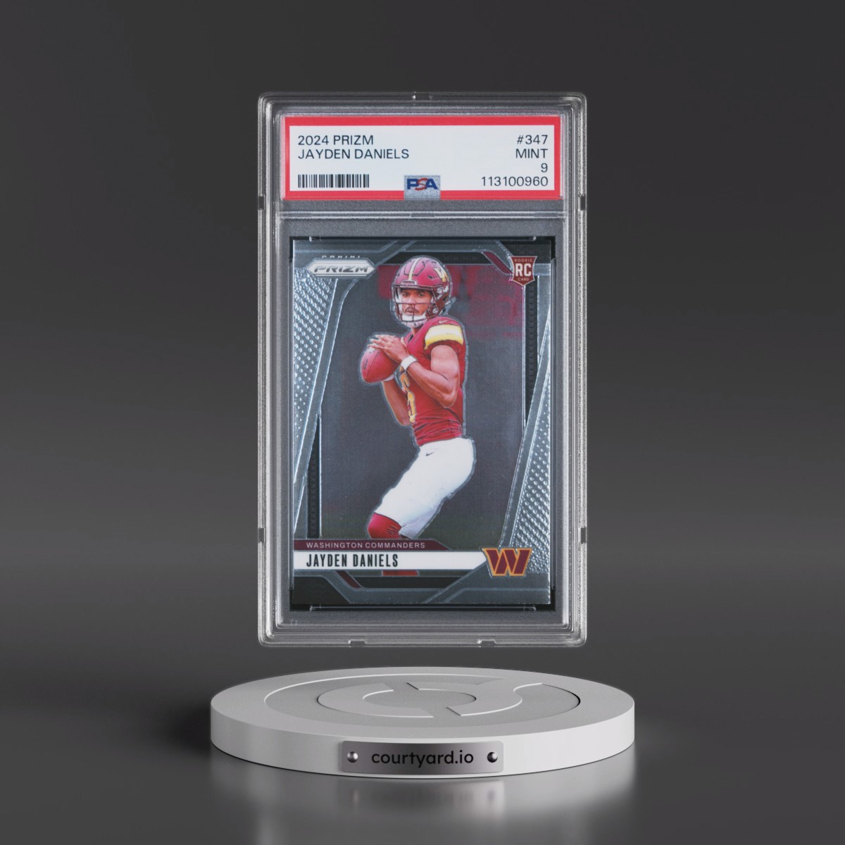 2024 Panini Prizm #347 Jayden Daniels (PSA 9 MINT)
