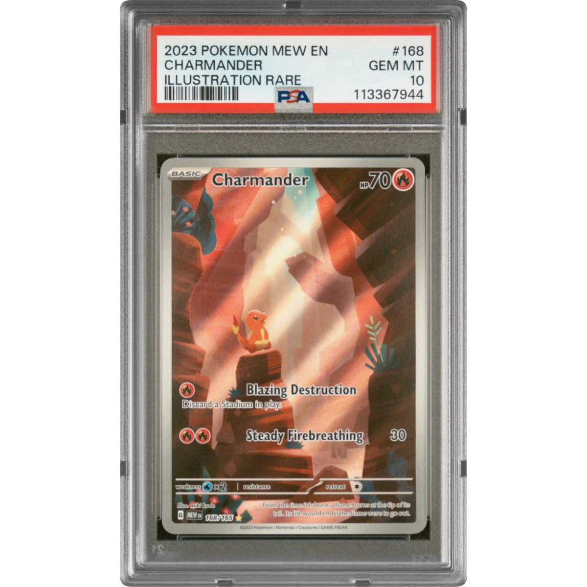 Charmander card artwork