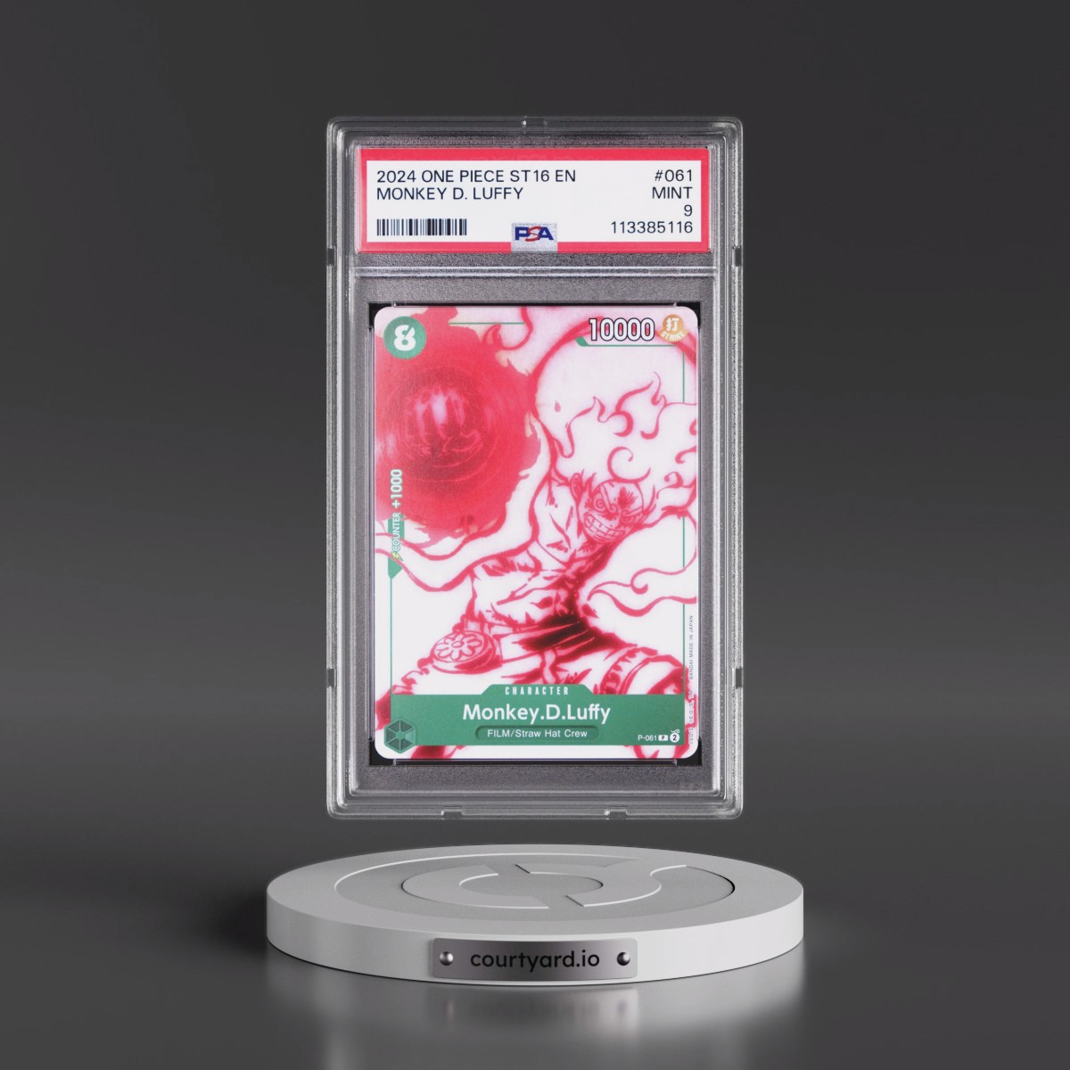 2024 One Piece Starter Deck ST16-Green Uta #061 Monkey D. Luffy (PSA 9 MINT)