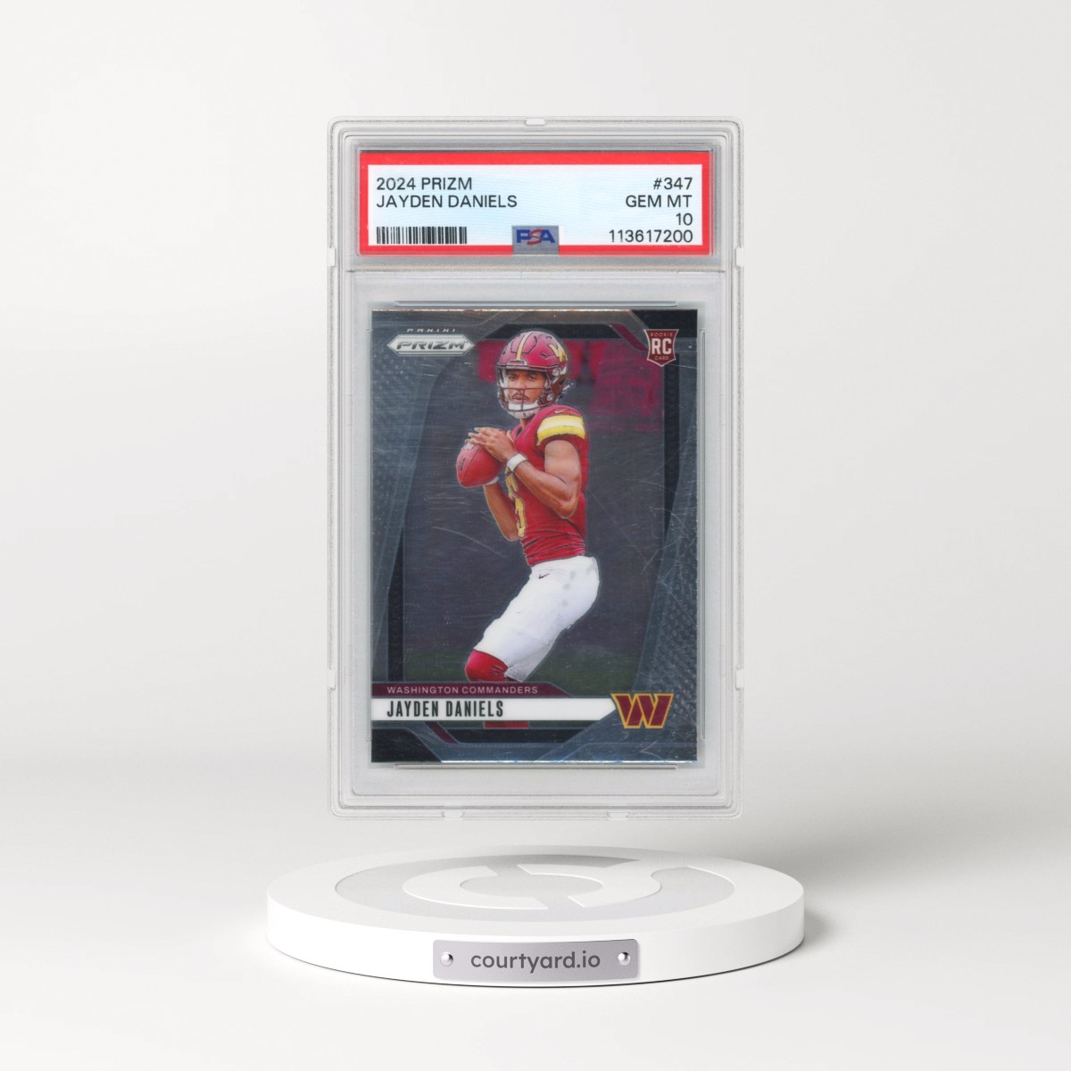 2024 Panini Prizm #347 Jayden Daniels (PSA 10 GEM MINT)