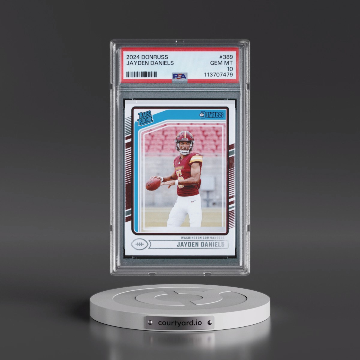 2024 Panini Donruss #389 Jayden Daniels (PSA 10 GEM MINT)