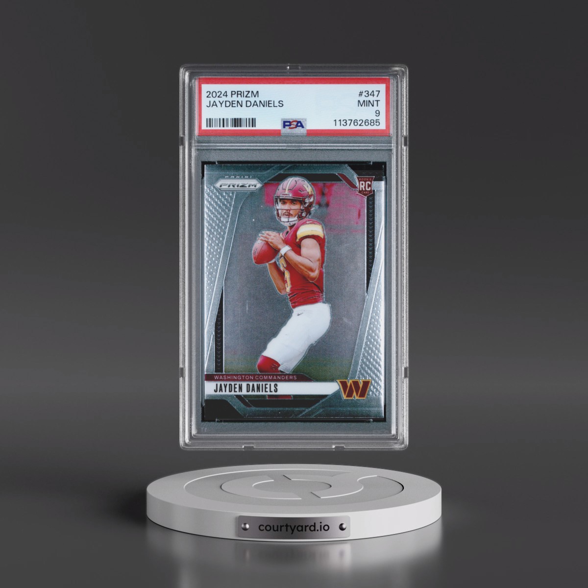 2024 Panini Prizm #347 Jayden Daniels (PSA 9 MINT)