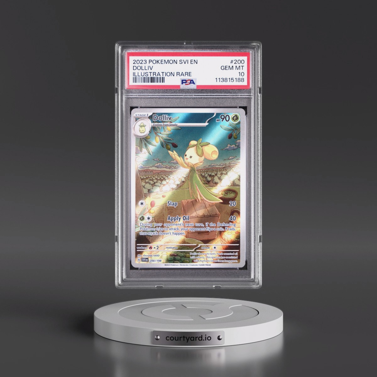2023 Pokémon Svi EN-Scarlet & Violet Dolliv - Illustration Rare #200 PSA 10