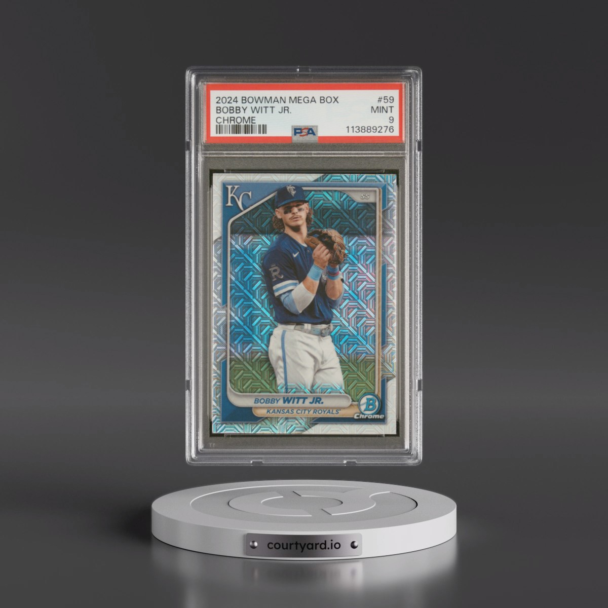 2024 Bowman Mega Box Chrome Bobby Witt Jr. #59 PSA 9