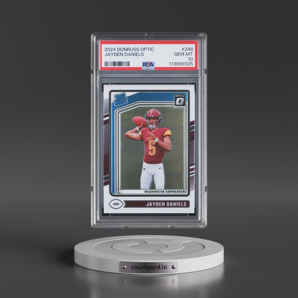 2024 Panini Donruss Optic #248 Jayden Daniels (PSA 10 GEM MINT)
