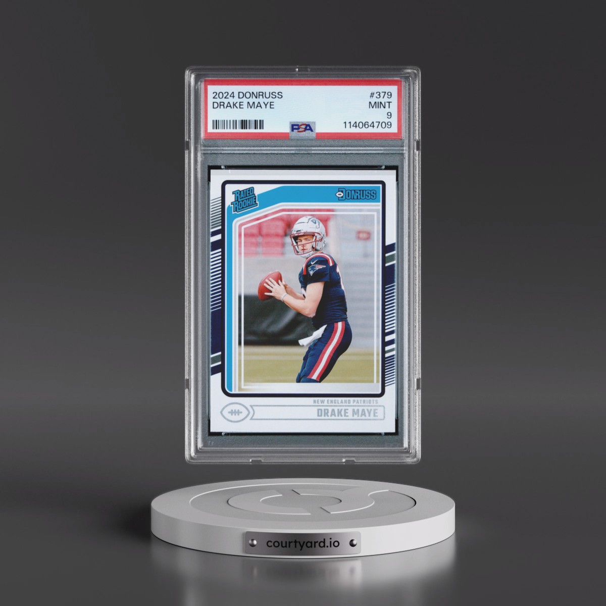 2024 Panini Donruss #379 Drake Maye (PSA 9 MINT)