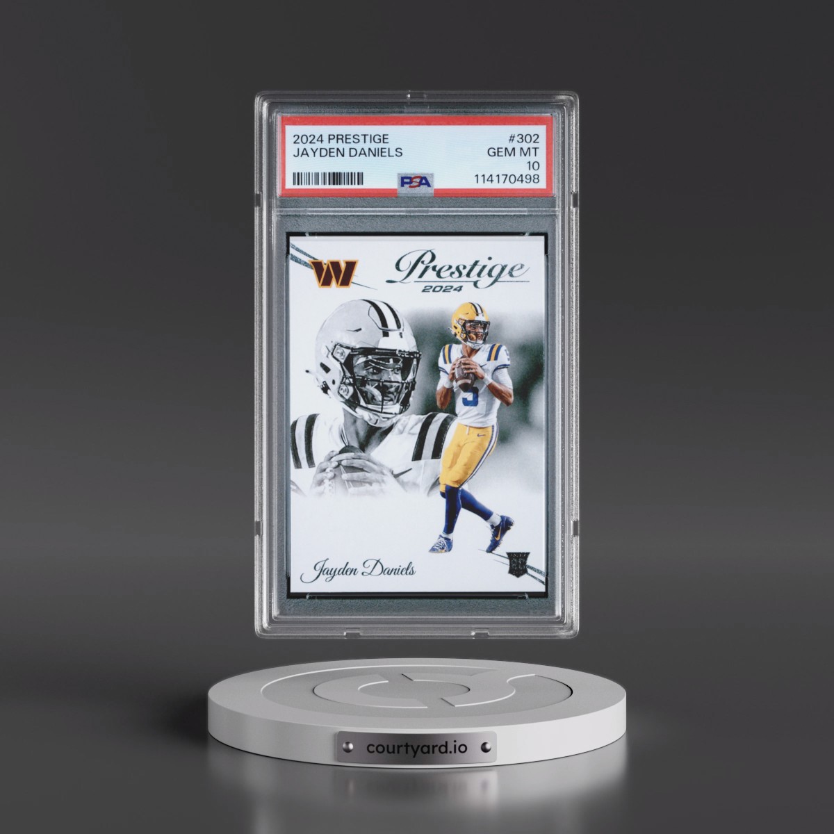 2024 Panini Prestige Jayden Daniels #302 PSA 10