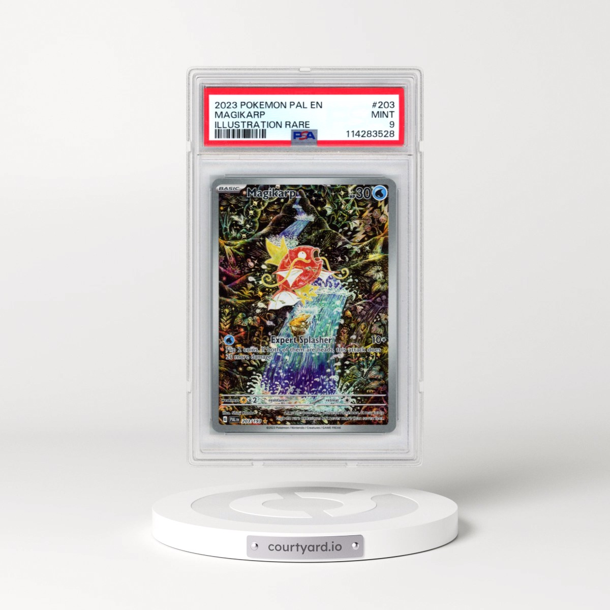 2023 Pokémon Pal EN-Paldea Evolved #203 Magikarp - Illustration Rare (PSA 9 MINT)