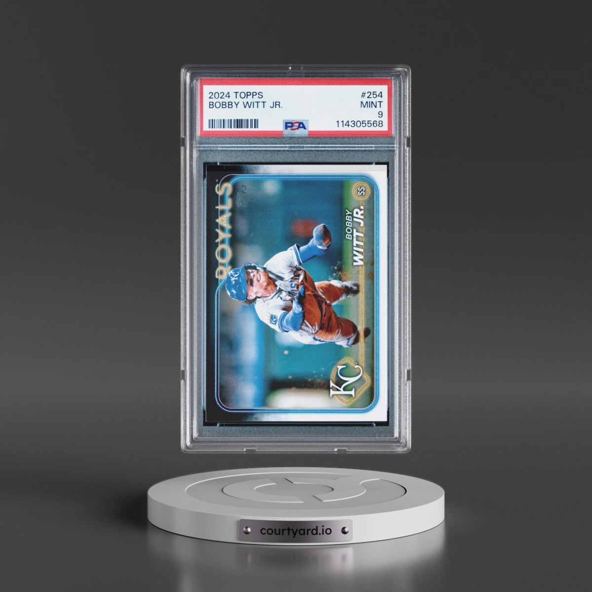 2024 Topps #254 Bobby Witt Jr. (PSA 9 MINT)