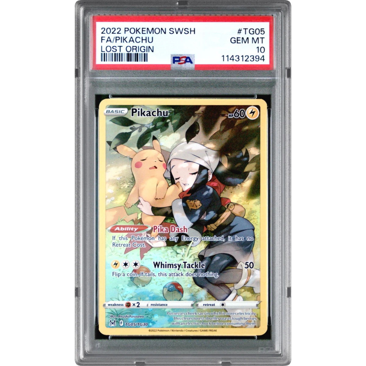 Pikachu card artwork