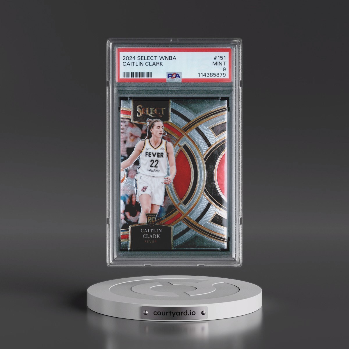 2024 Panini Select WNBA #151 Caitlin Clark (PSA 9 MINT)