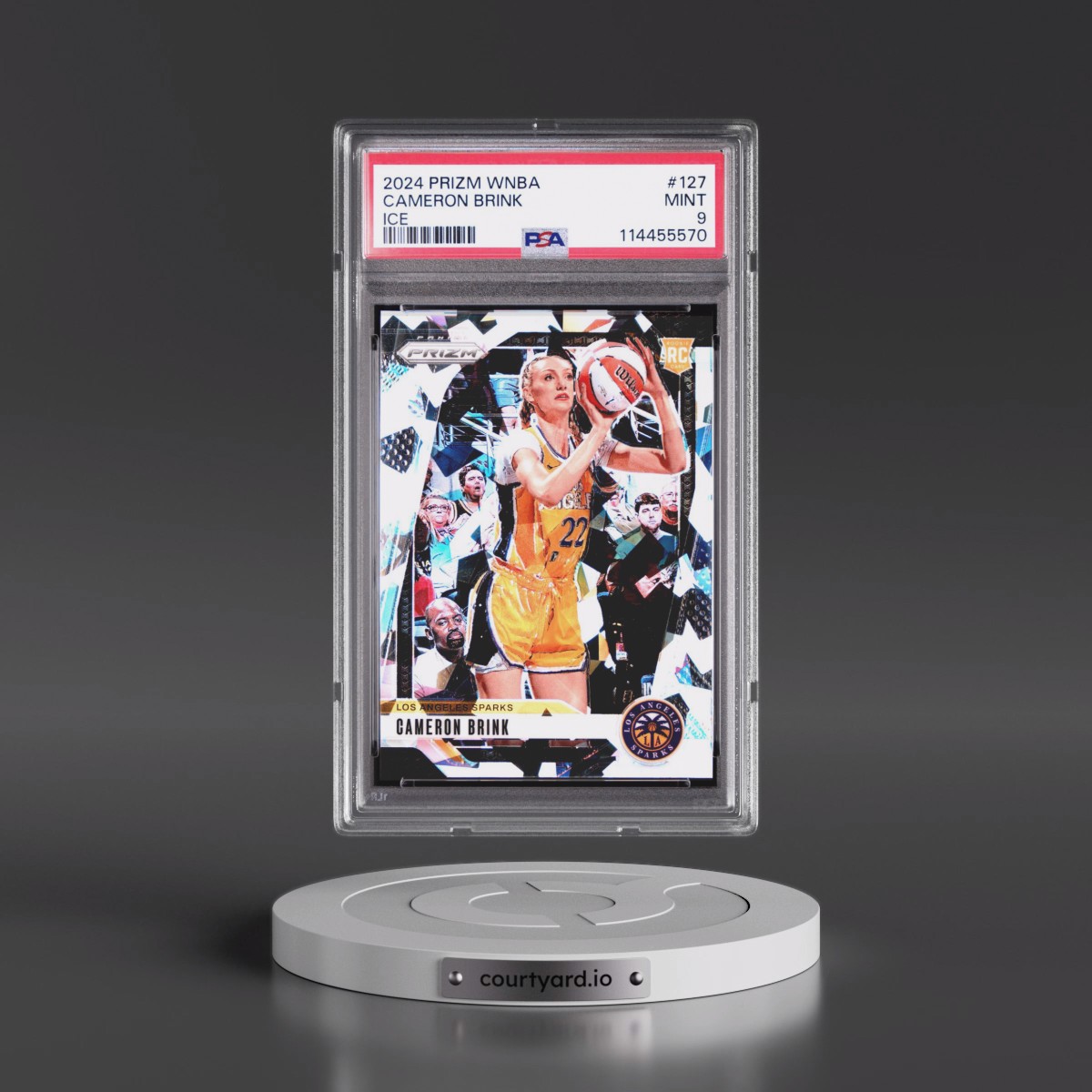 2024 Panini Prizm WNBA #127 Cameron Brink - Ice (PSA 9 MINT)