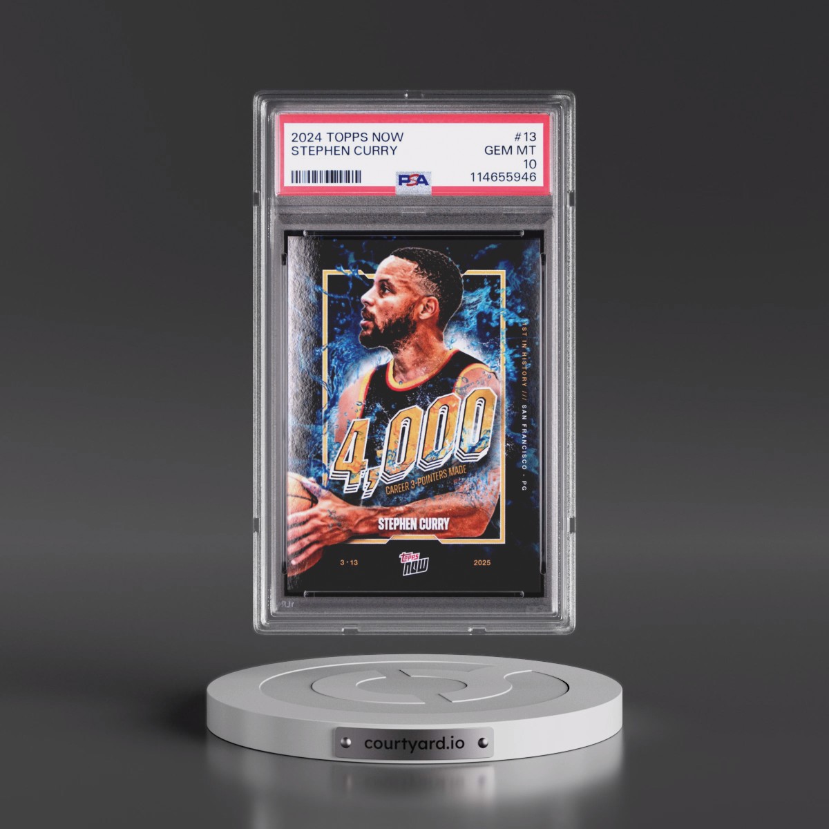 2024 Topps Now #13 Stephen Curry (PSA 10 GEM MINT)