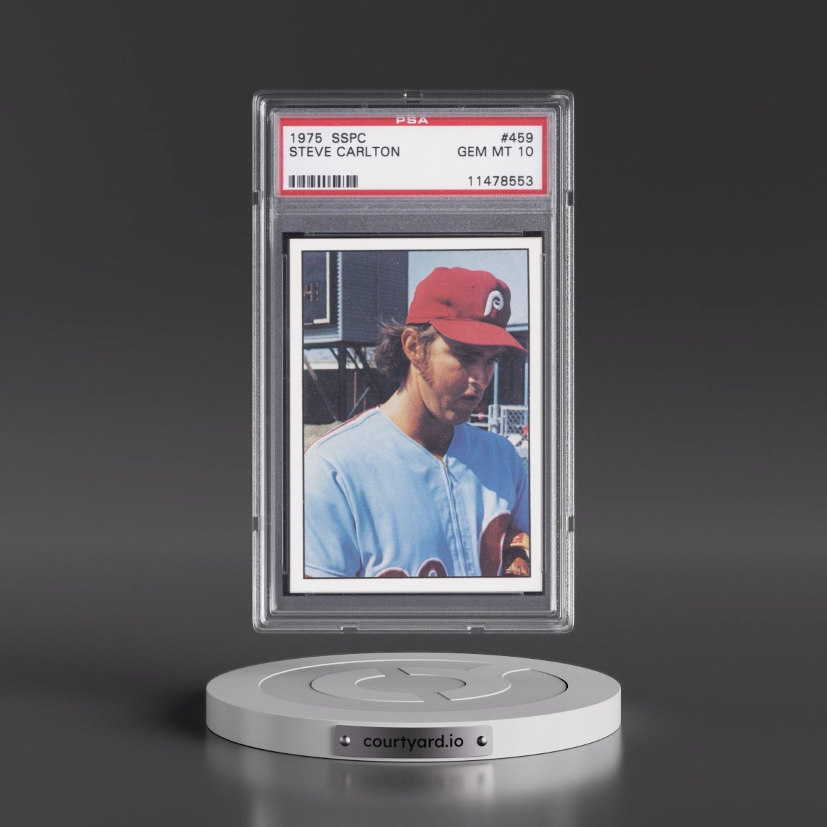 1975 SSPC #459 Steve Carlton (PSA 10 GEM MINT)