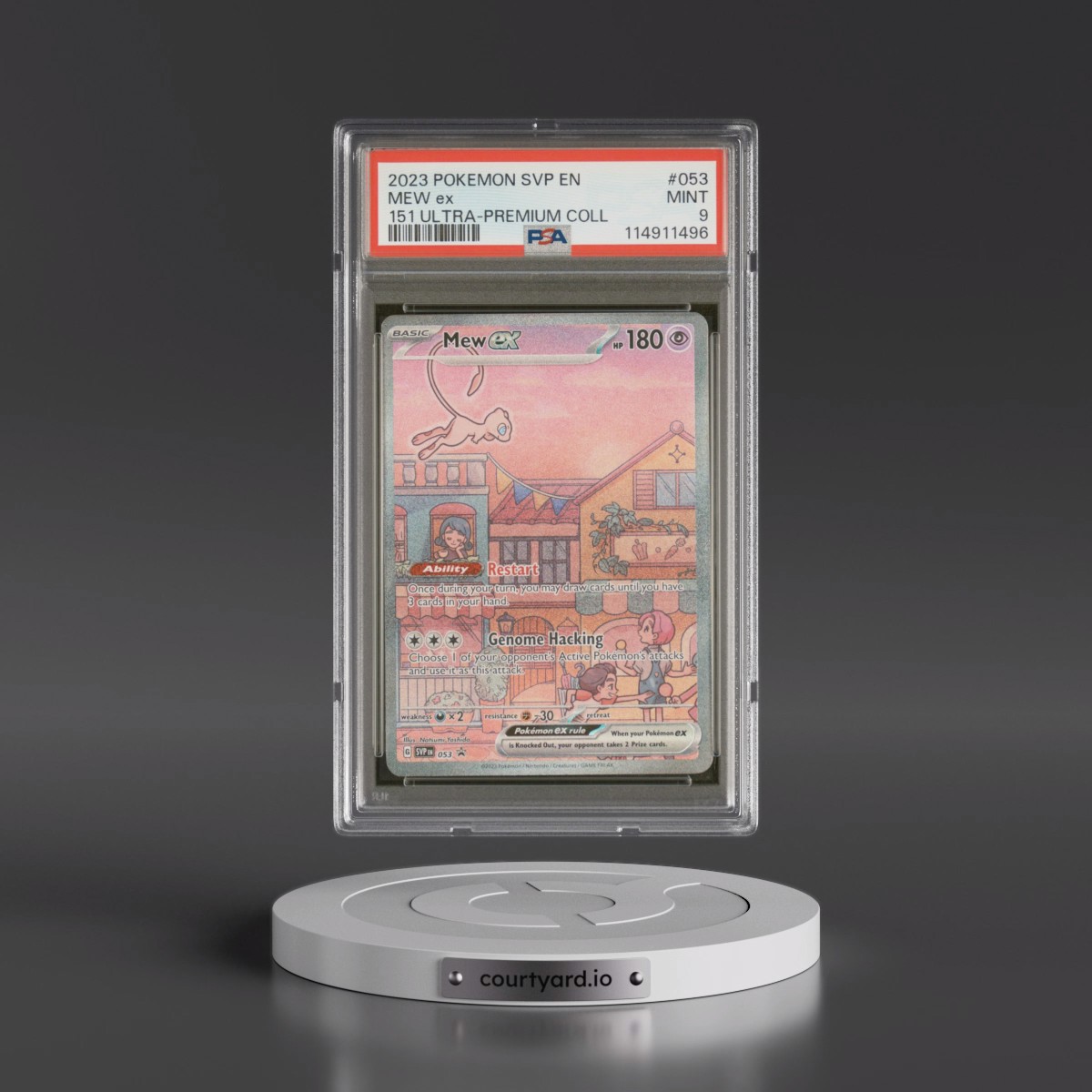 2023 Pokémon Svp EN-SV Black Star Promo #053 Mew EX - Holo 151 Ultra-Premium Collection (PSA 9 MINT)