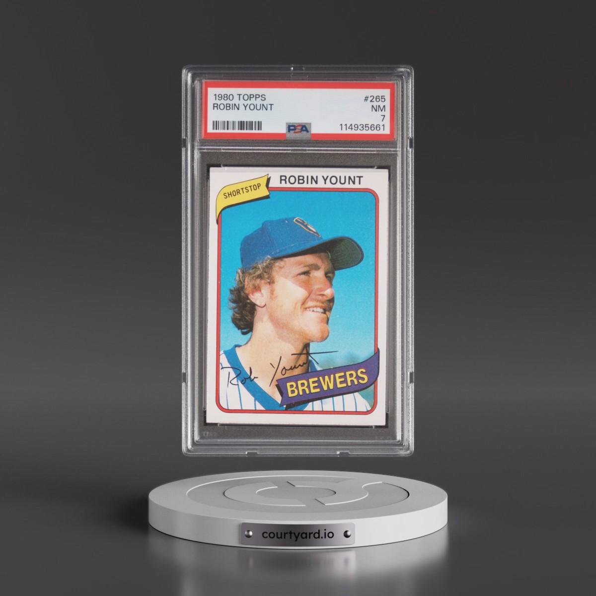 1980 Topps #265 Robin Yount (PSA 7 NM)