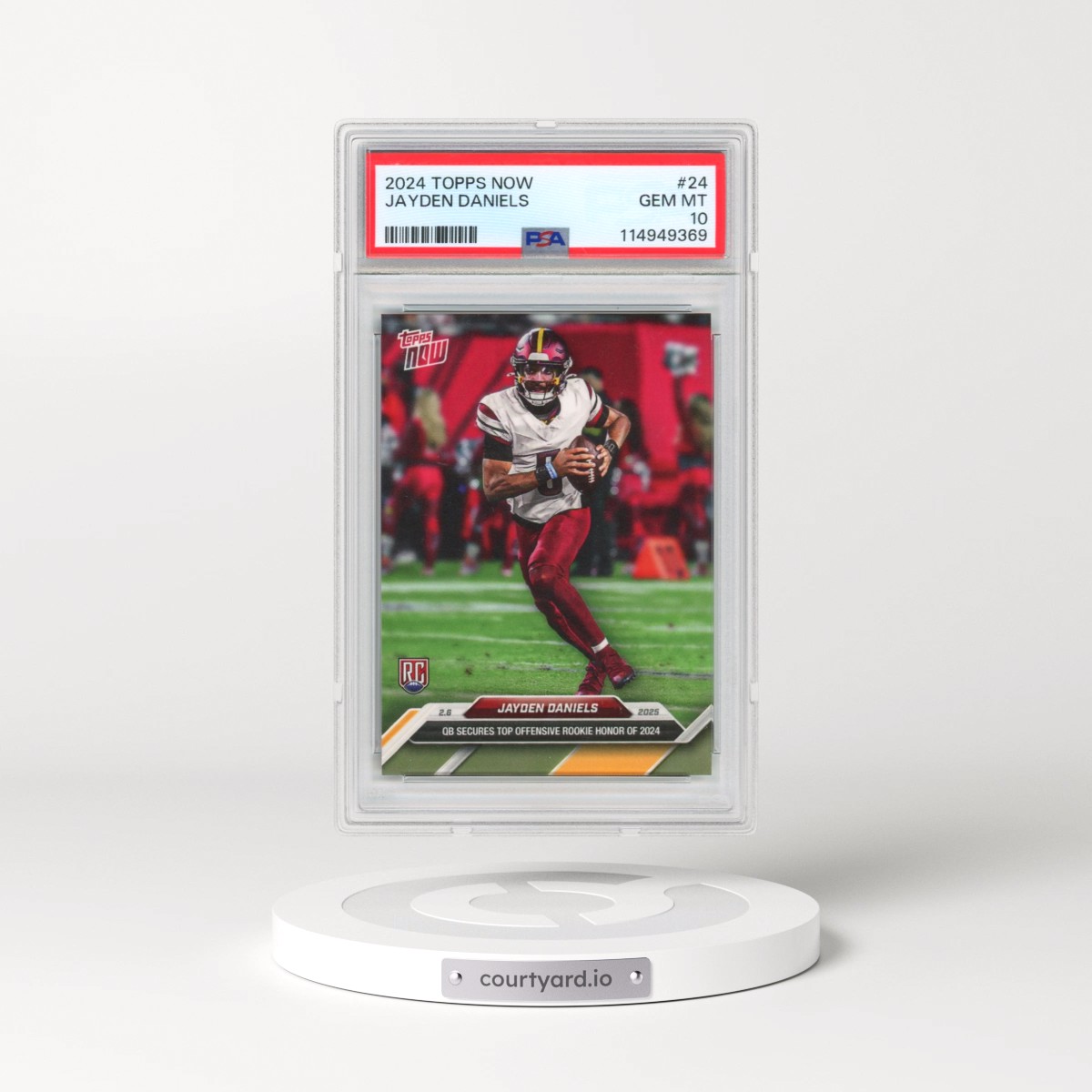 2024 Topps Now #24 Jayden Daniels (PSA 10 GEM MINT)