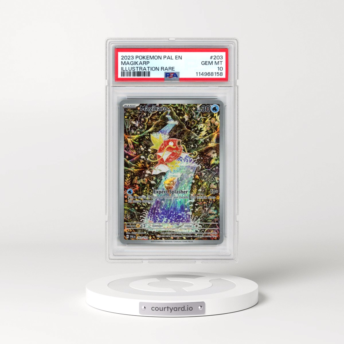 2023 Pokémon Pal EN-Paldea Evolved #203 Magikarp - Illustration Rare (PSA 10 GEM MINT)