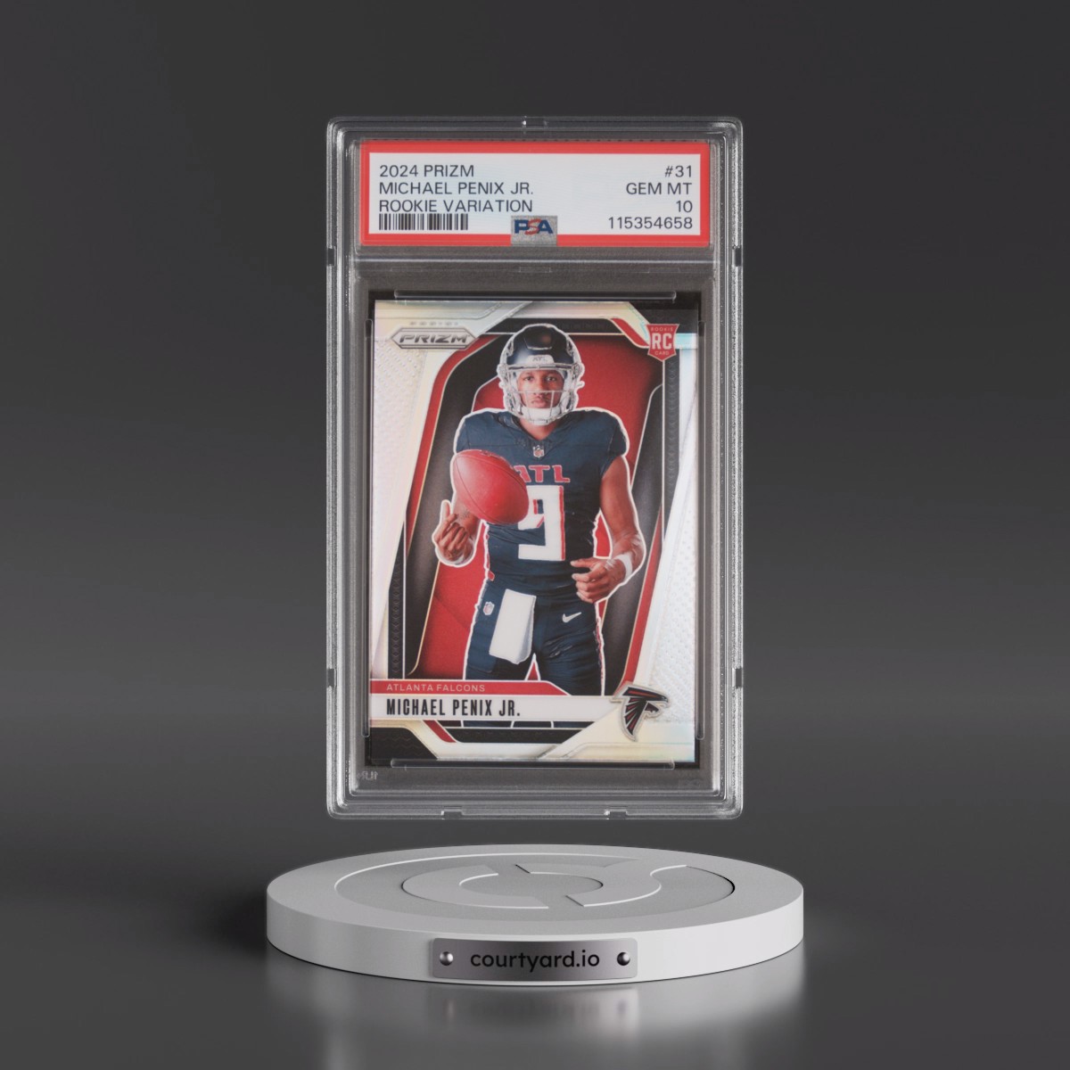2024 Panini Prizm Rookie Variation #31 Michael Penix Jr. (PSA 10 GEM MINT)