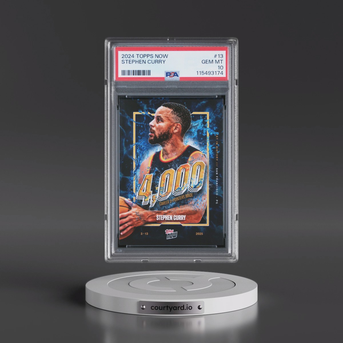 2024 Topps Now #13 Stephen Curry (PSA 10 GEM MINT)