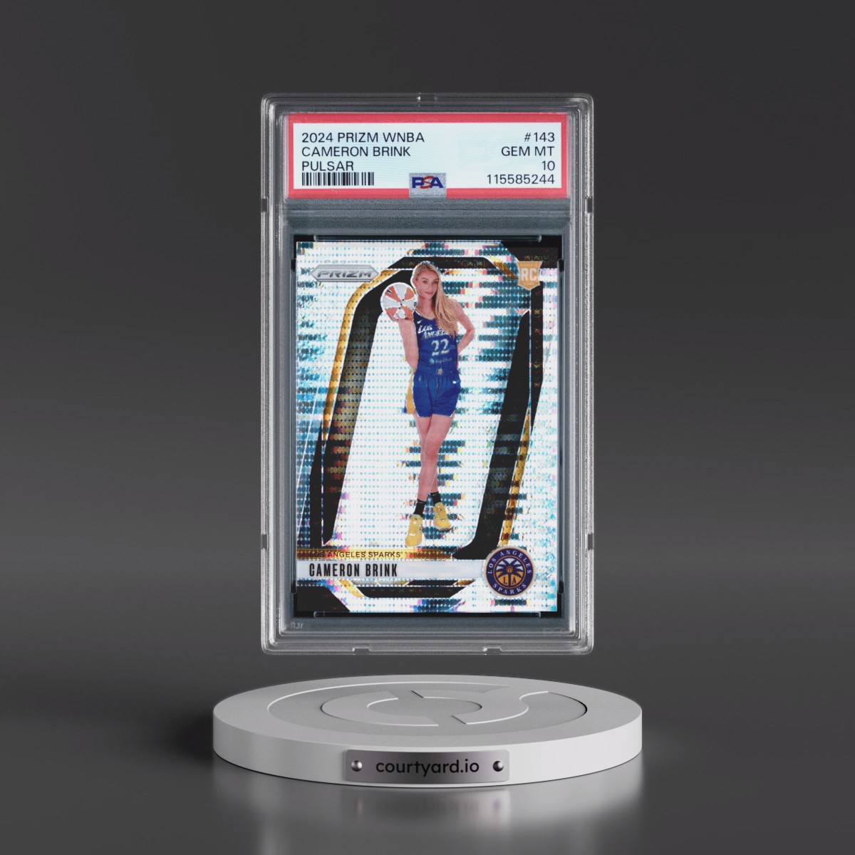 2024 Panini Prizm WNBA Cameron Brink - Pulsar #143 PSA 10