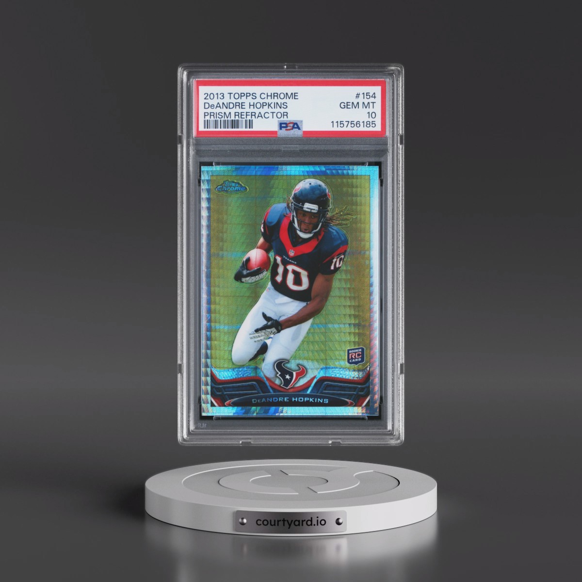 2013 Topps Chrome DeAndre Hopkins - Prism Refractor #154 PSA 10