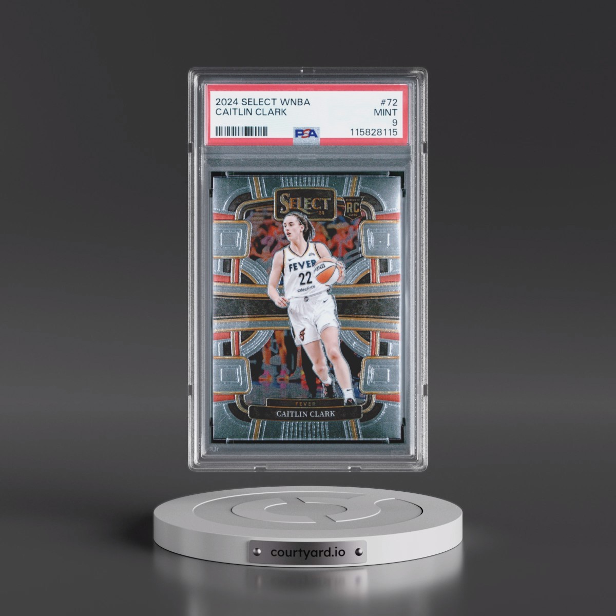 2024 Panini Select WNBA #72 Caitlin Clark (PSA 9 MINT)