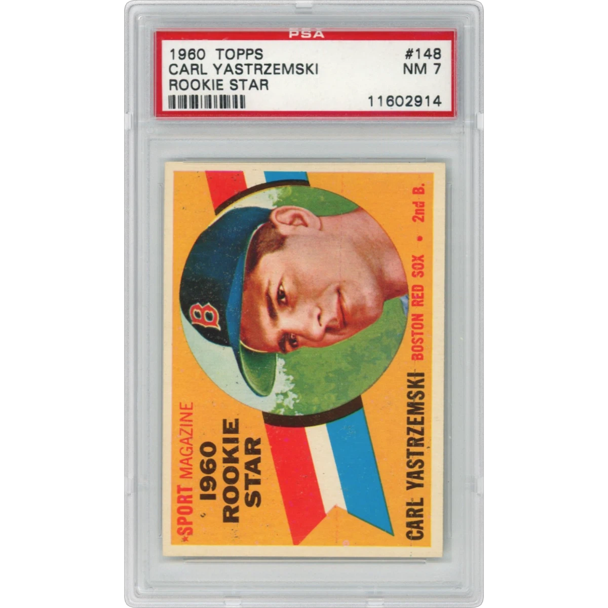 1960 Topps #148 Carl Yastrzemski - Rookie Star (PSA 7 NM)
