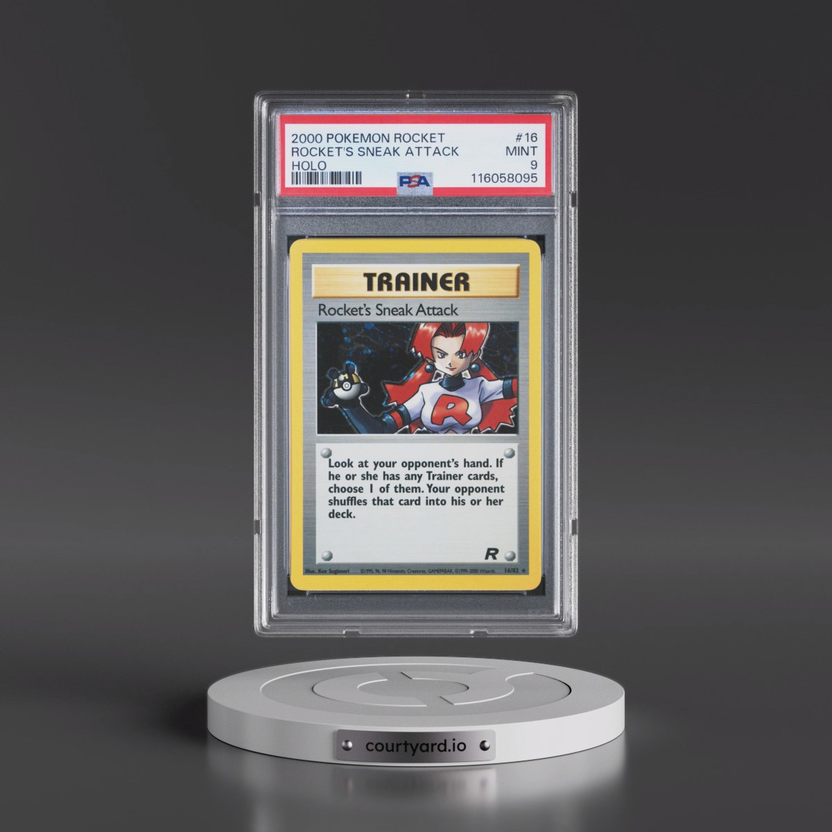 2000 Pokémon Rocket #16 Rocket's Sneak Attack - Holo (PSA 9 MINT)