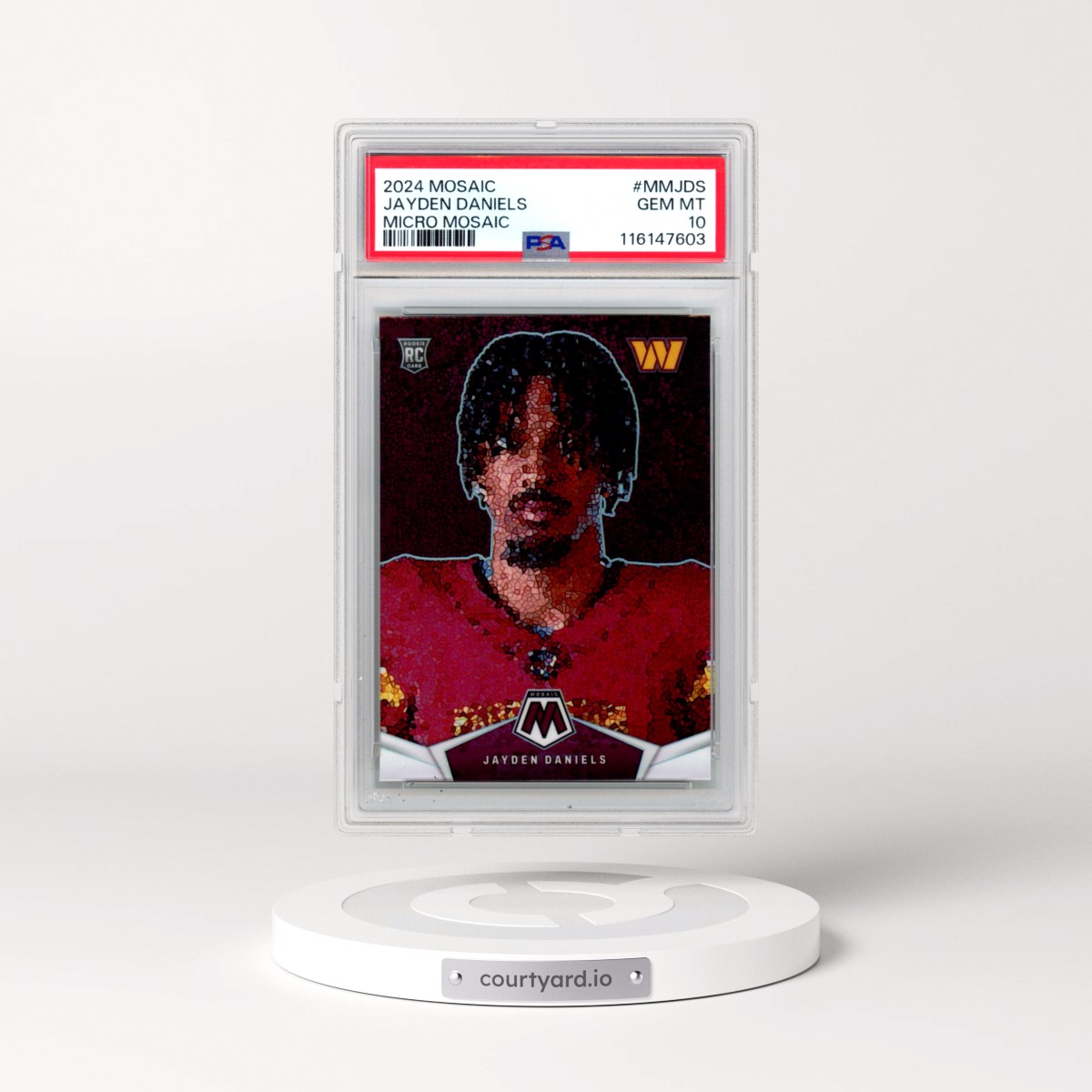 2024 Panini Mosaic Micro Mosaic #MMJDS Jayden Daniels (PSA 10 GEM MINT)