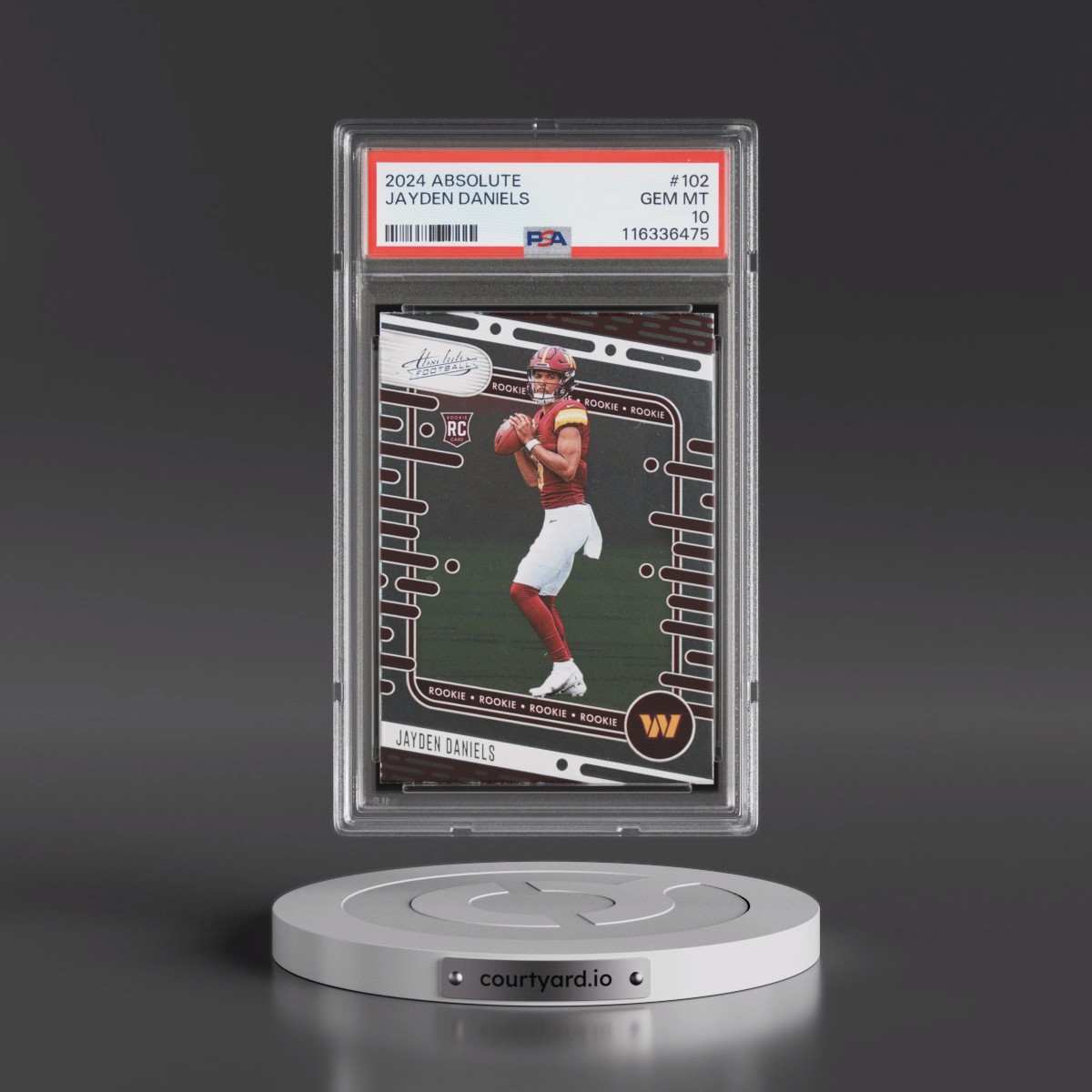 2024 Panini Absolute #102 Jayden Daniels (PSA 10 GEM MINT)