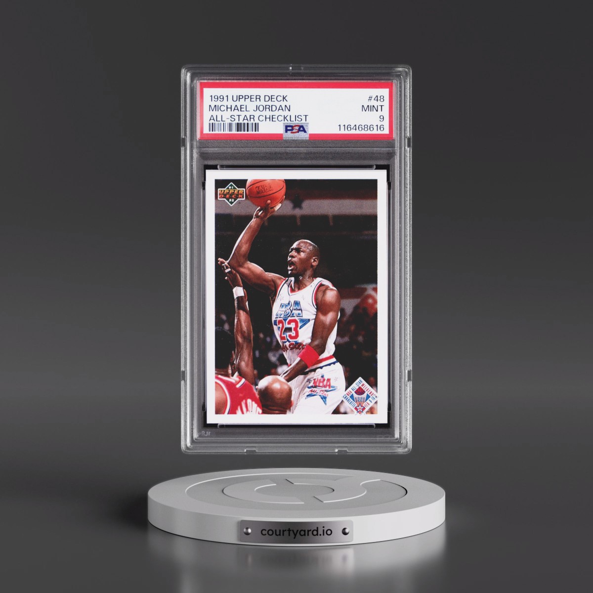 1991 Upper Deck #48 Michael Jordan - All-Star Checklist (PSA 9 MINT)