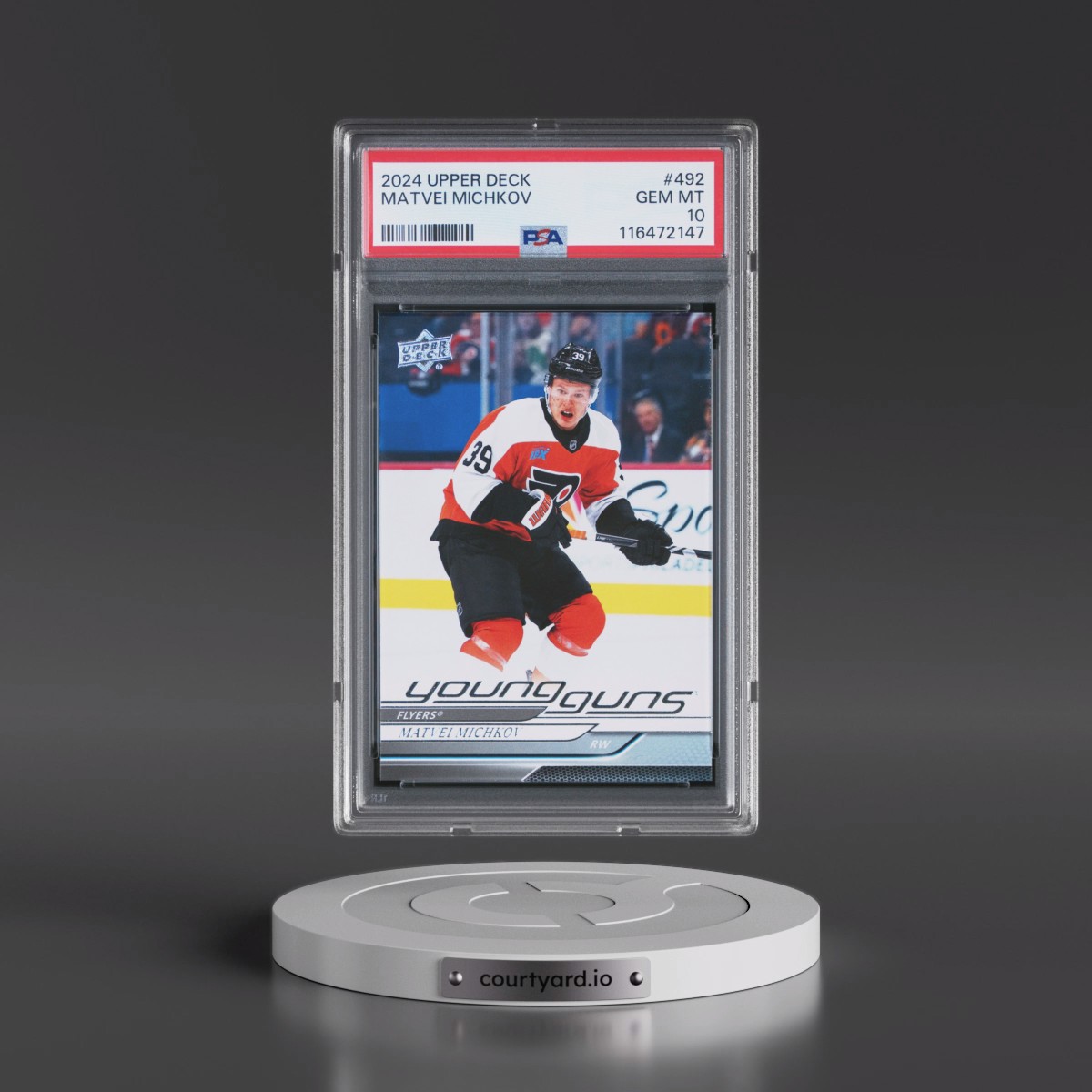 2024 Upper Deck #492 Matvei Michkov (PSA 10 GEM MINT)