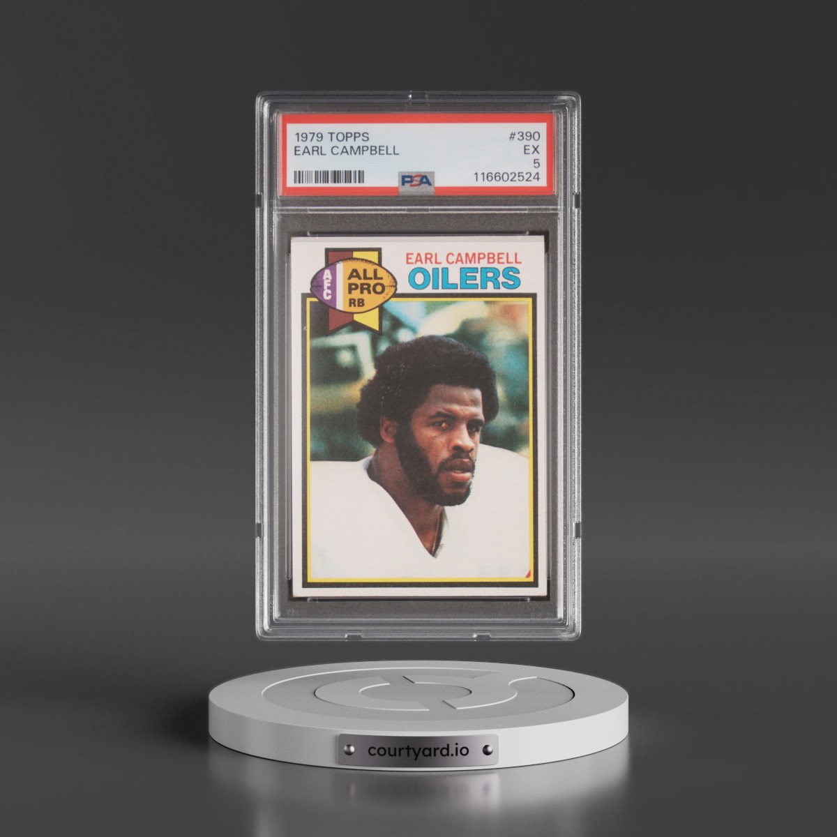 1979 Topps #390 Earl Campbell (PSA 5 EX)