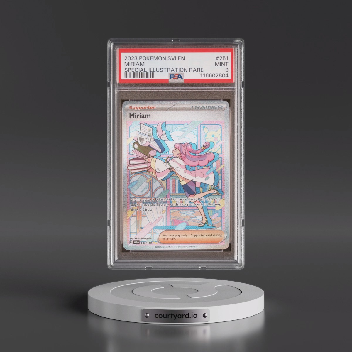 2023 Pokémon Svi EN-Scarlet & Violet Miriam - Special Illustration Rare #251 PSA 9