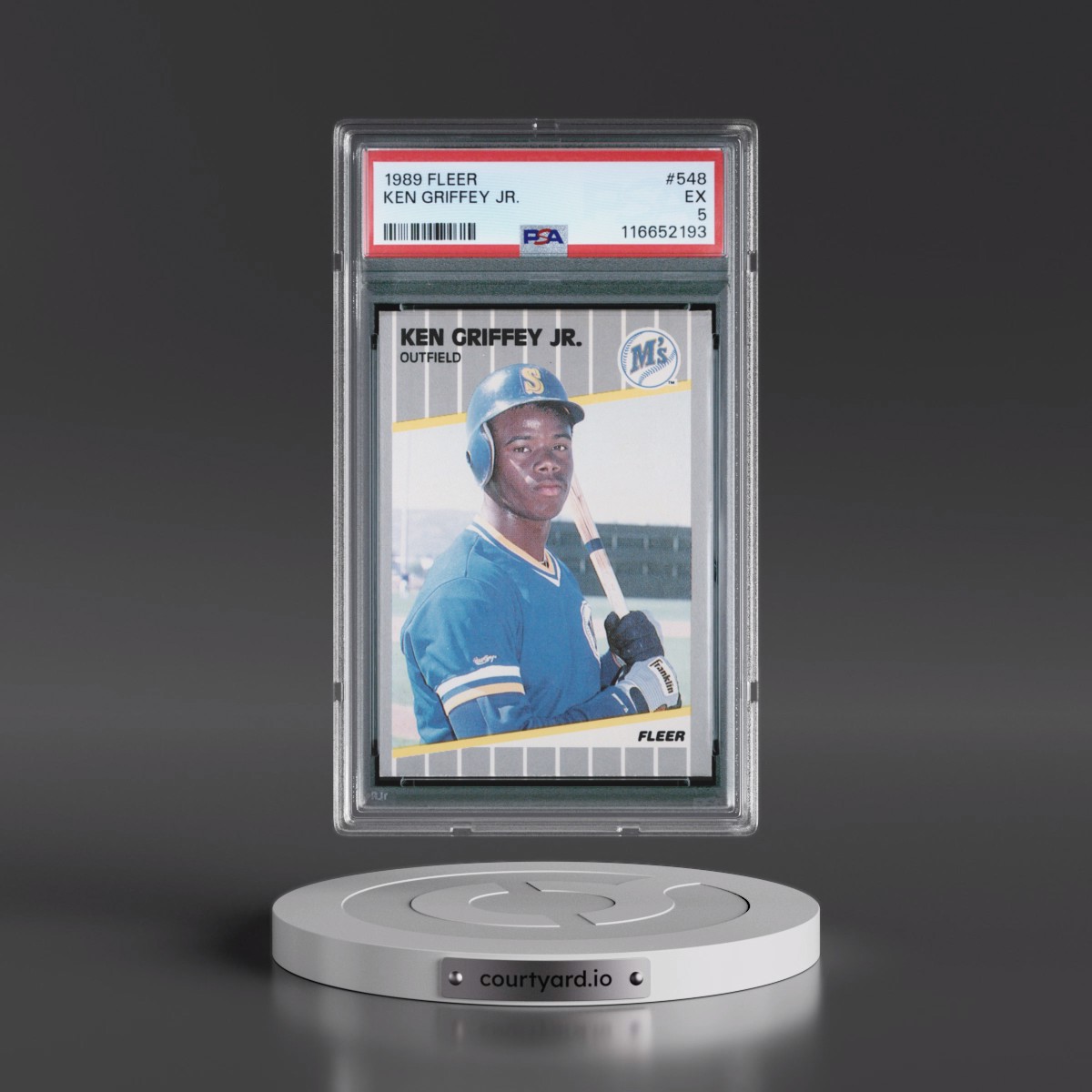1989 Fleer Ken Griffey Jr #548 PSA 5