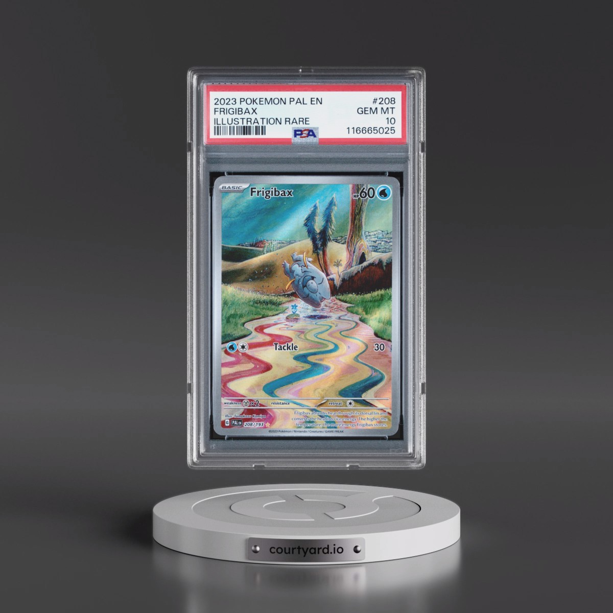 2023 Pokémon Pal EN-Paldea Evolved #208 Frigibax - Illustration Rare (PSA 10 GEM MINT)