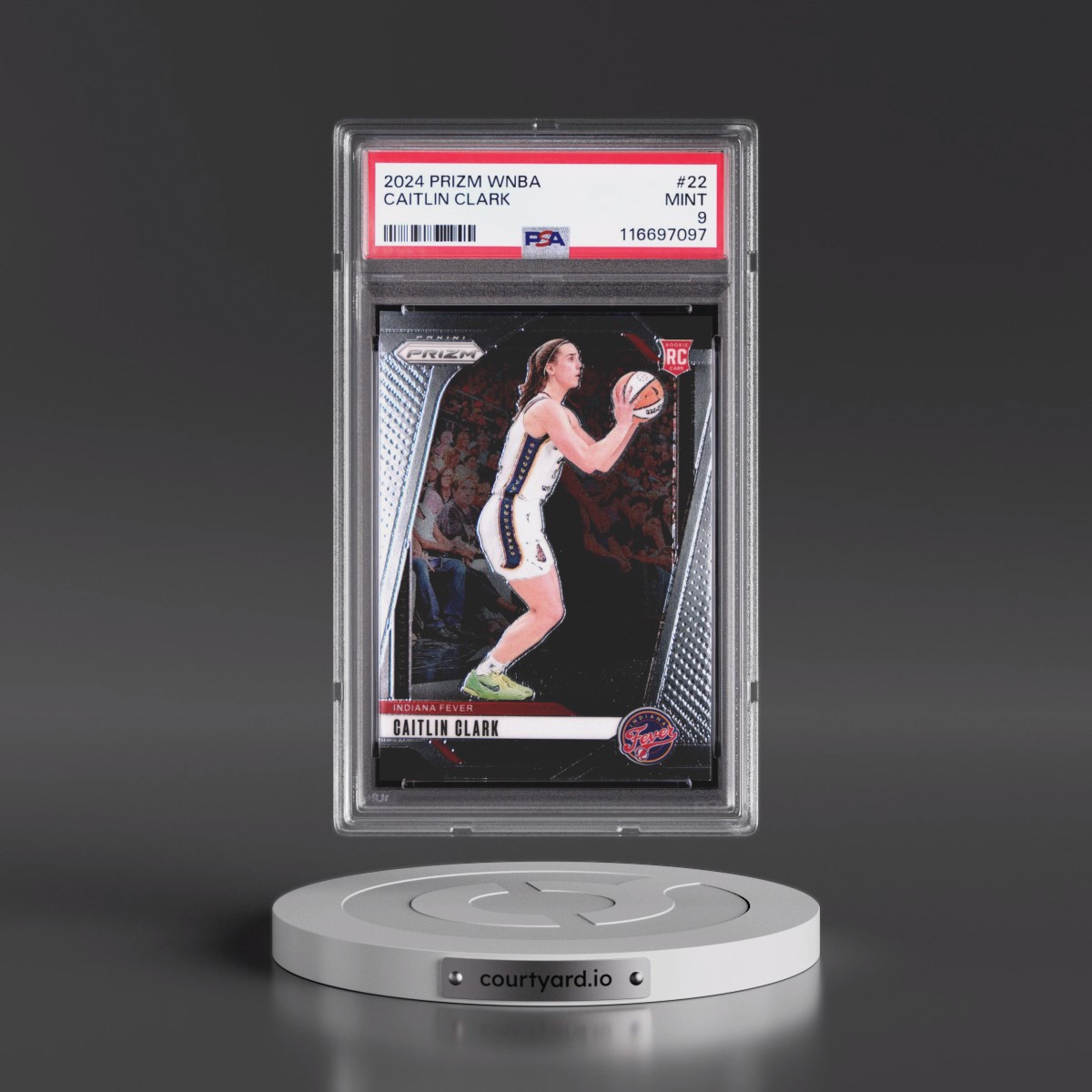 2024 Panini Prizm WNBA #22 Caitlin Clark (PSA 9 MINT)