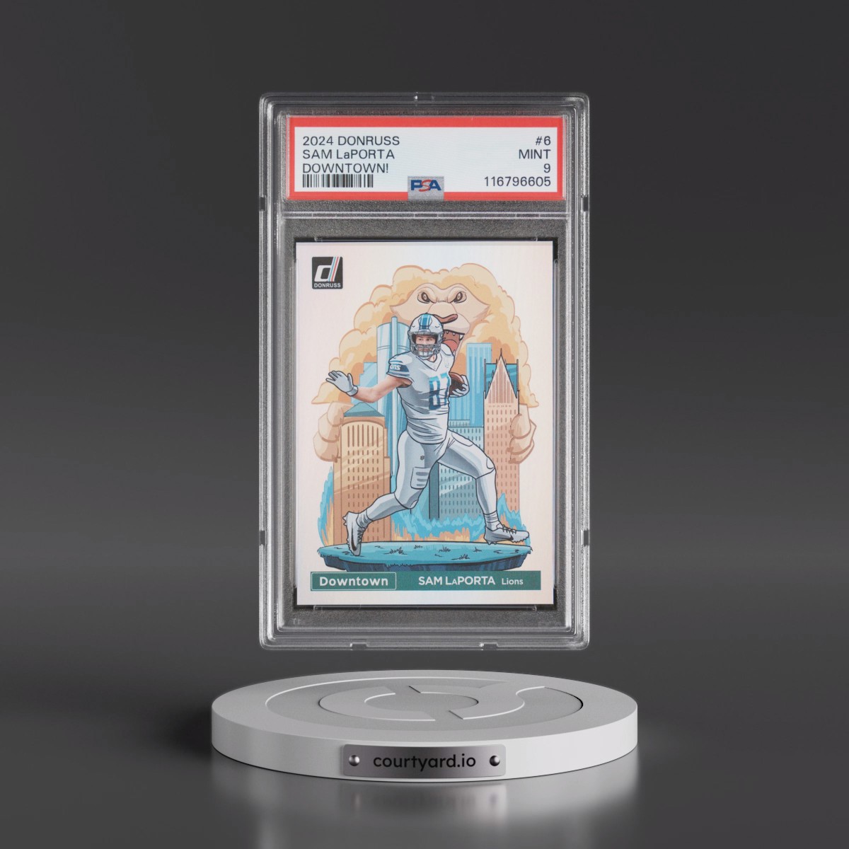 2024 Panini Donruss Downtown! #6 Sam LaPorta (PSA 9 MINT)