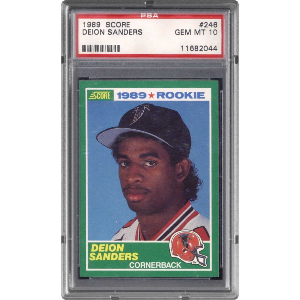 1989 Score #246 Deion Sanders, PSA 10