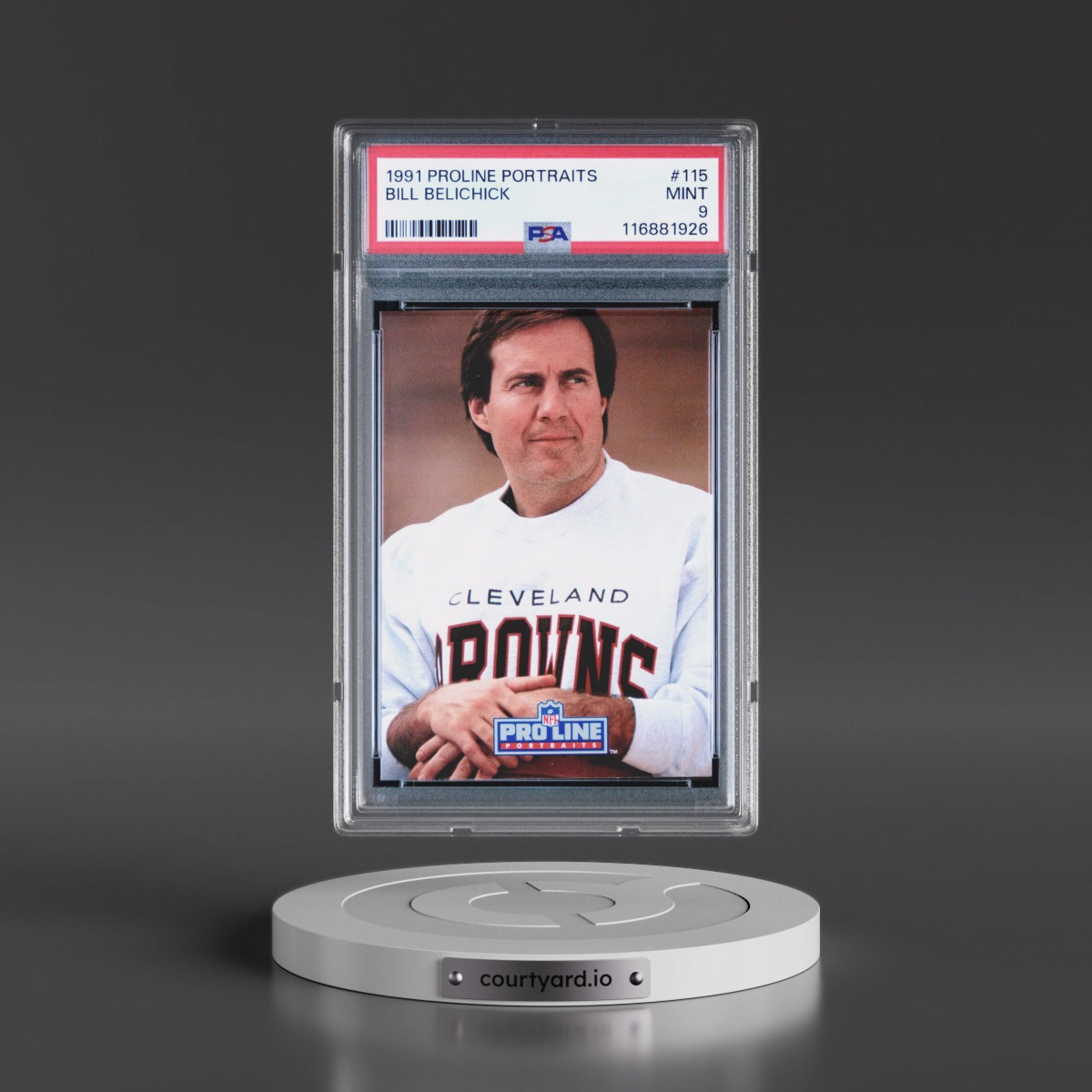 1991 Proline Portraits #115 Bill Belichick (PSA 9 MINT)