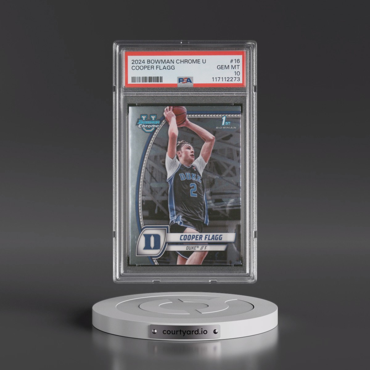 2024 Bowman Chrome University Cooper Flagg #16 PSA 10