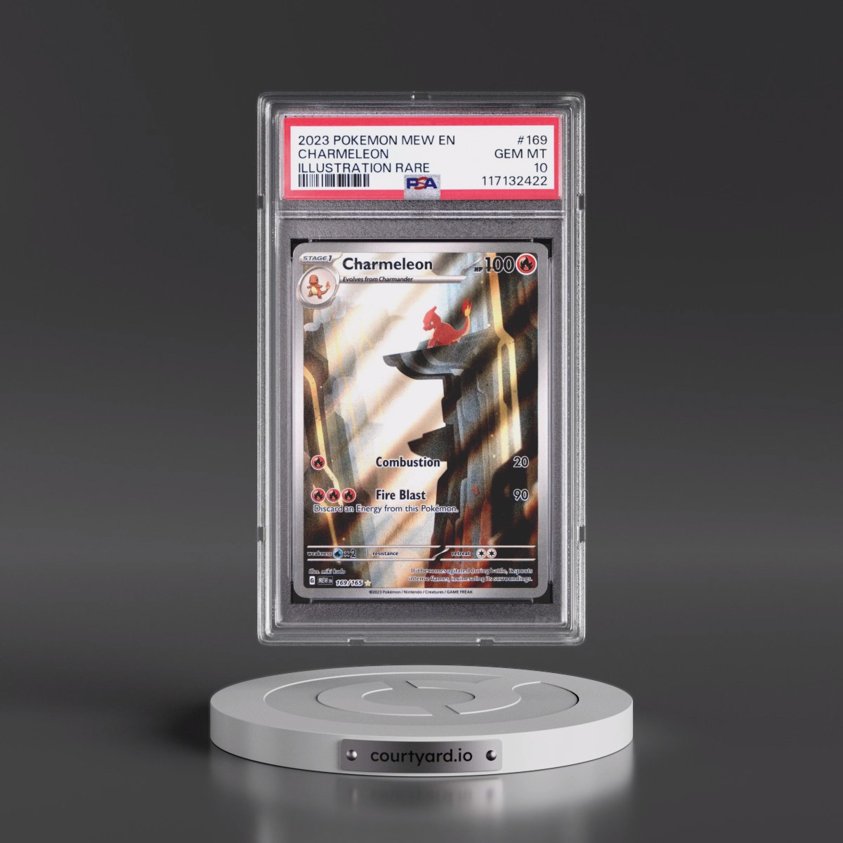 2023 Pokémon Mew EN-151 #169 Charmeleon - Illustration Rare (PSA 10 GEM MINT) - Photo