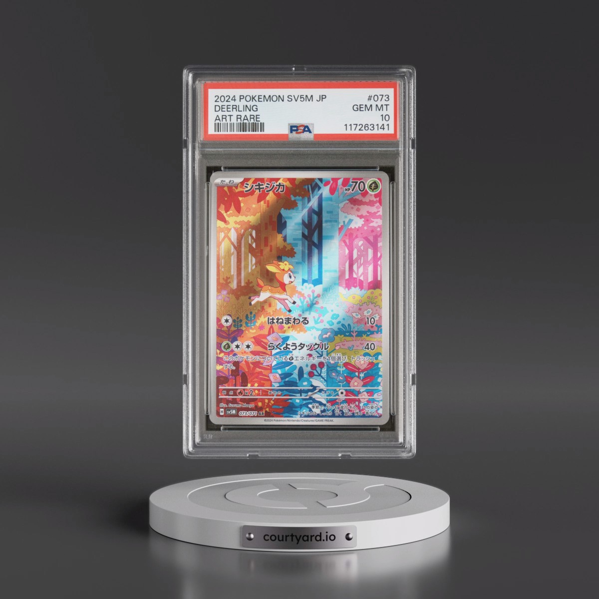 2024 Pokémon Sv5m-Cyber Judge #073 Deerling - Art Rare (PSA 10 GEM MINT)